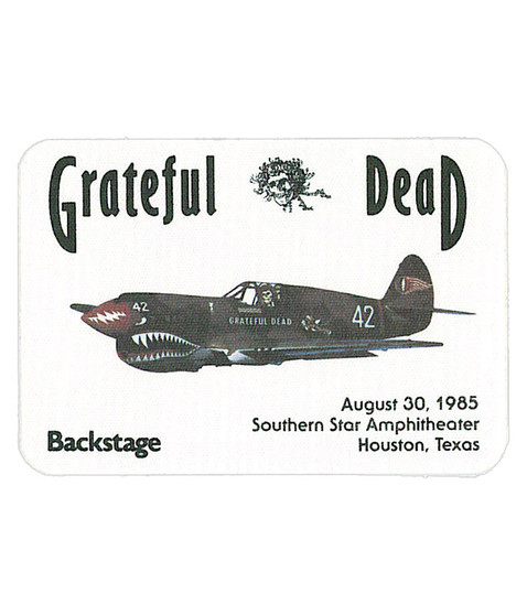 liquid blue Grateful Dead 1985 08-30 Backstage Pass