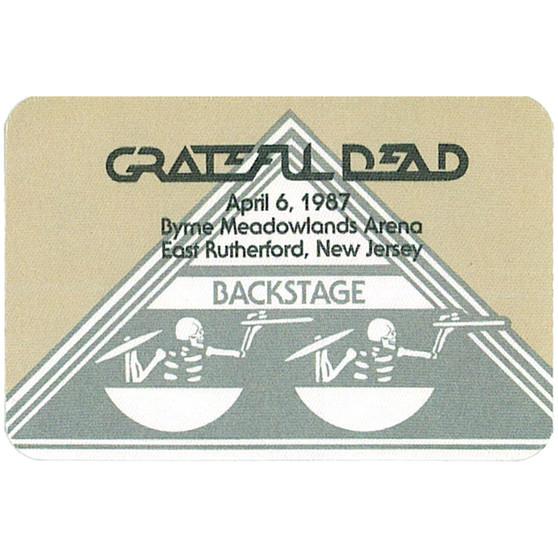 Liquid Blue Grateful Dead 1987 04-06 Backstage Pass