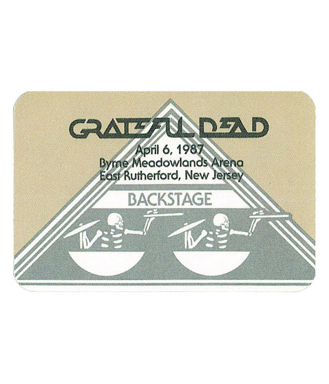 liquid blue Grateful Dead 1987 04-06 Backstage Pass