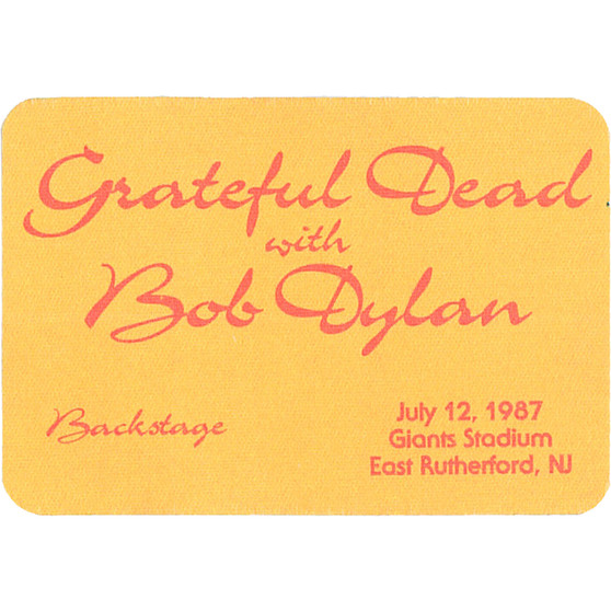 Liquid Blue Grateful Dead 1987 07-12 Backstage Pass