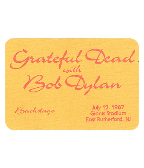 liquid blue Grateful Dead 1987 07-12 Backstage Pass