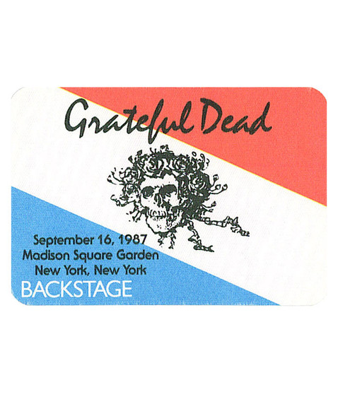 liquid blue Grateful Dead 1987 09-16 Backstage Pass