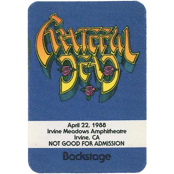 Liquid Blue Grateful Dead 1988 04-22 Backstage Pass
