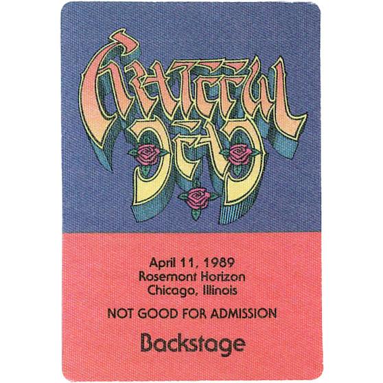 Liquid Blue Grateful Dead 1989 04-11 Backstage Pass