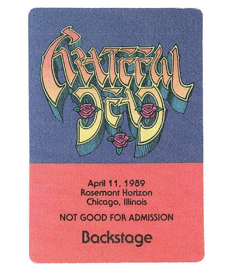 liquid blue Grateful Dead 1989 04-11 Backstage Pass