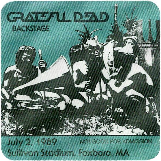 Liquid Blue Grateful Dead 1989 07-02 Backstage Pass