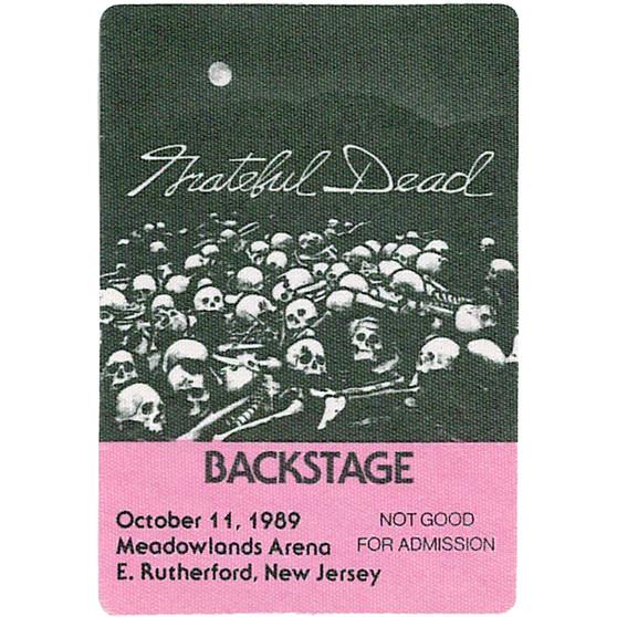 Liquid Blue Grateful Dead 1989 10-11 Backstage Pass