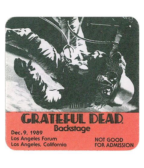 liquid blue Grateful Dead 1989 12-09 Backstage Pass