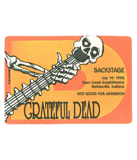 liquid blue Grateful Dead 1990 07-19 Backstage Pass