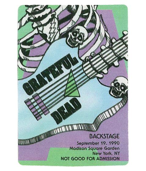 liquid blue Grateful Dead 1990 09-19 Backstage Pass
