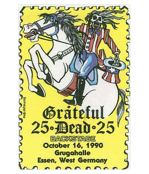 liquid blue Grateful Dead 1990 10-16 Backstage Pass