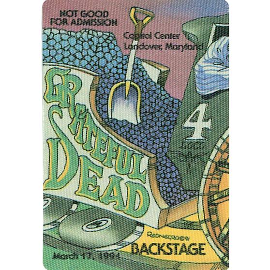 Liquid Blue Grateful Dead 1991 03-17 Backstage Pass