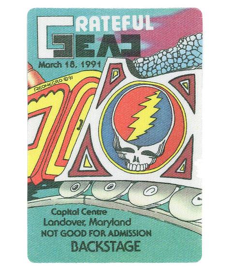 liquid blue Grateful Dead 1991 03-18 Backstage Pass