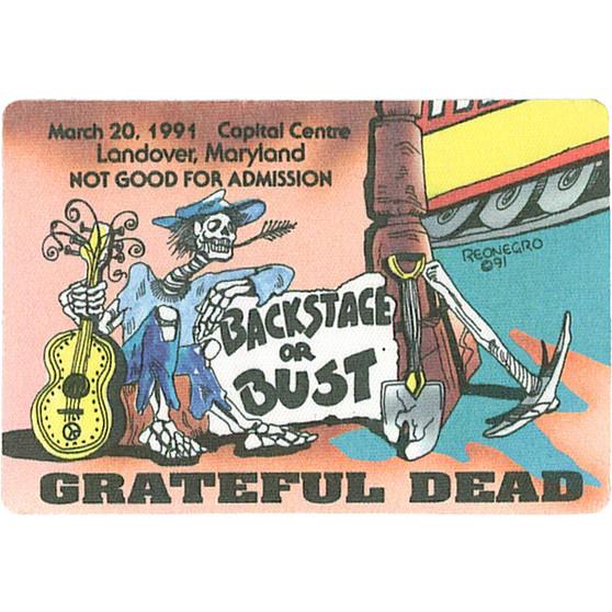 Liquid Blue Grateful Dead 1991 03-20 Backstage Pass