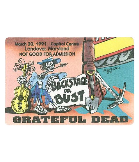 liquid blue Grateful Dead 1991 03-20 Backstage Pass
