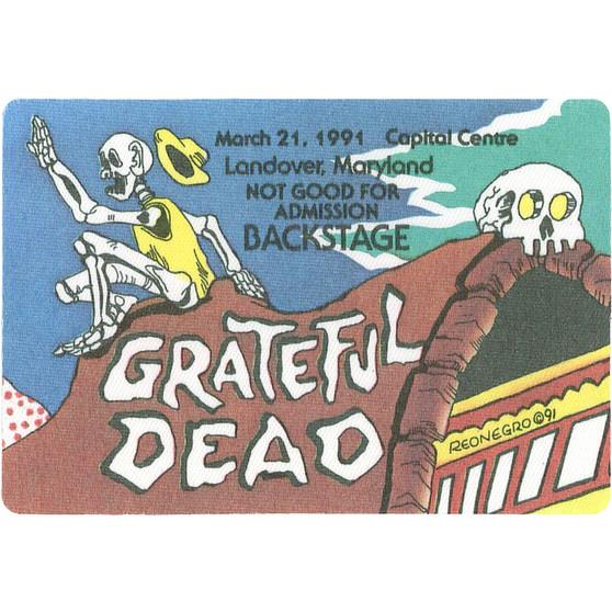 Liquid Blue Grateful Dead 1991 03-21 Backstage Pass
