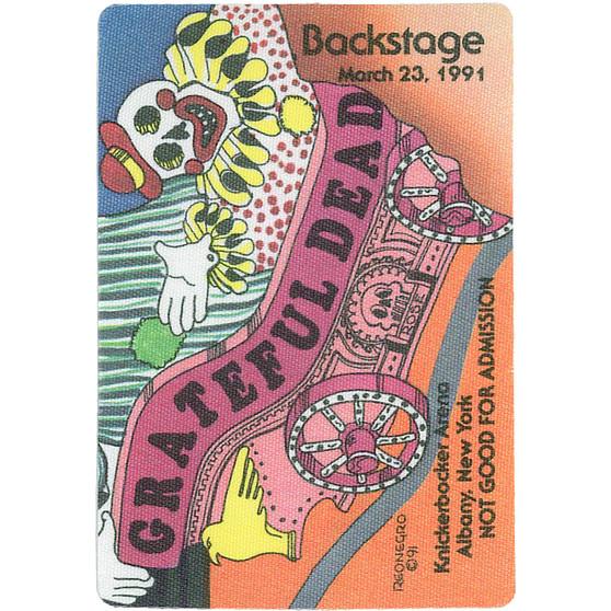 Liquid Blue Grateful Dead 1991 03-23 Backstage Pass