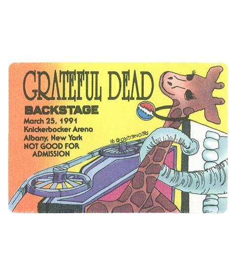 liquid blue Grateful Dead 1991 03-25 Backstage Pass