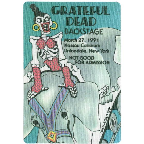 Liquid Blue Grateful Dead 1991 03-27 Backstage Pass