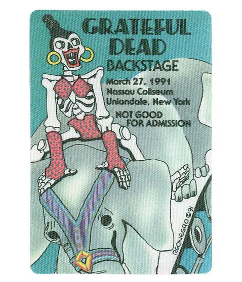 liquid blue Grateful Dead 1991 03-27 Backstage Pass