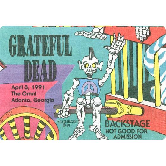 Liquid Blue Grateful Dead 1991 04-03 Backstage Pass