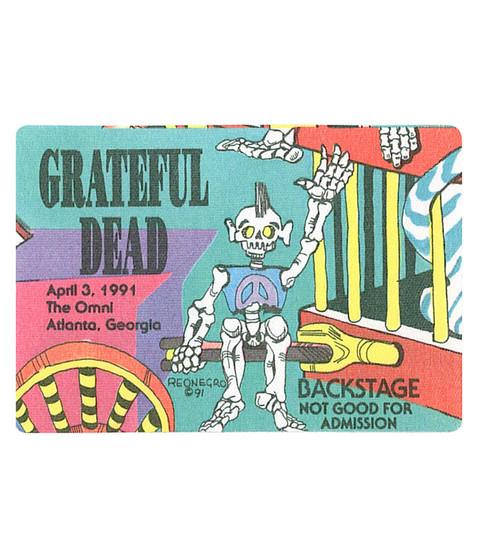 liquid blue Grateful Dead 1991 04-03 Backstage Pass