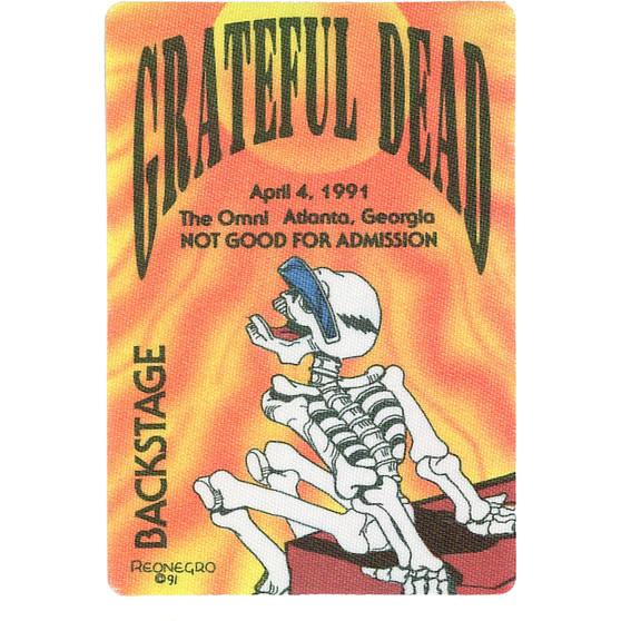 Liquid Blue Grateful Dead 1991 04-04 Backstage Pass
