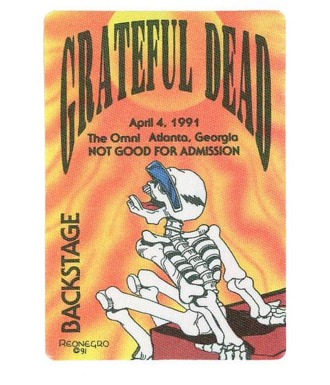 liquid blue Grateful Dead 1991 04-04 Backstage Pass