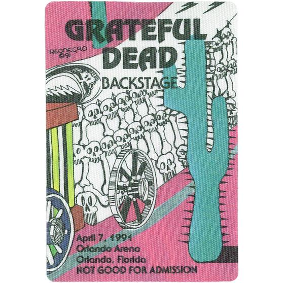 Liquid Blue Grateful Dead 1991 04-07 Backstage Pass