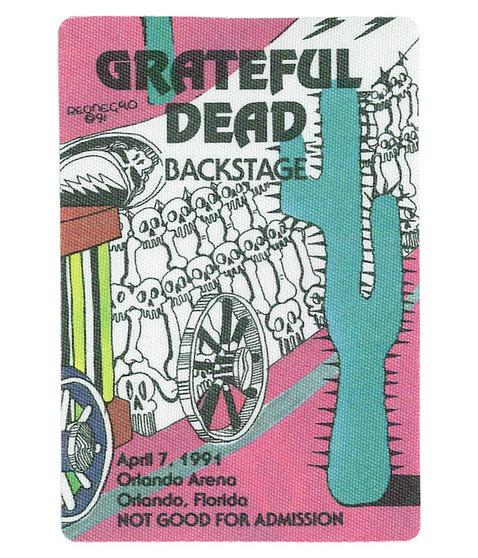 liquid blue Grateful Dead 1991 04-07 Backstage Pass