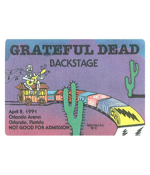 liquid blue Grateful Dead 1991 04-08 Backstage Pass