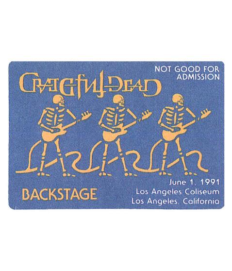 liquid blue Grateful Dead 1991 06-01 Backstage Pass