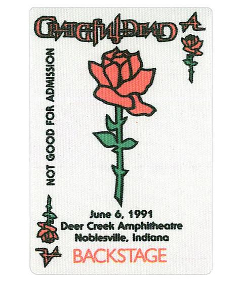 liquid blue Grateful Dead 1991 06-06 Backstage Pass