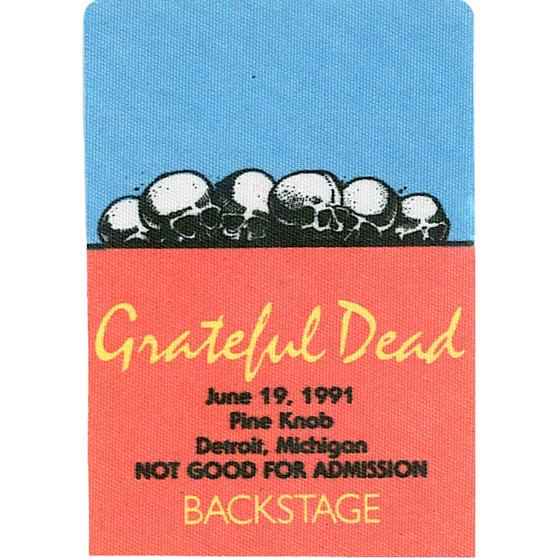 Liquid Blue Grateful Dead 1991 06-19 Backstage Pass