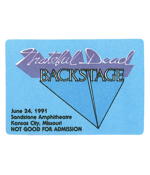 liquid blue Grateful Dead 1991 06-24 Backstage Pass