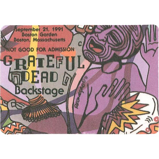 Liquid Blue Grateful Dead 1991 09-21 Backstage Pass