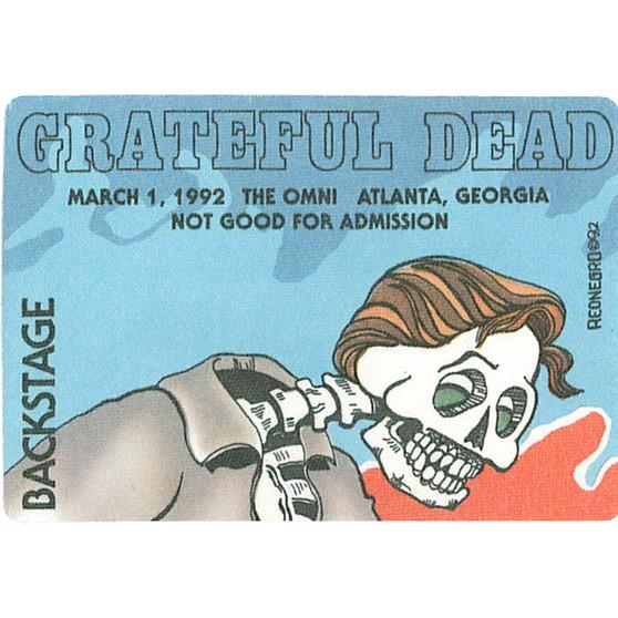 Liquid Blue Grateful Dead 1992 03-01 Backstage Pass