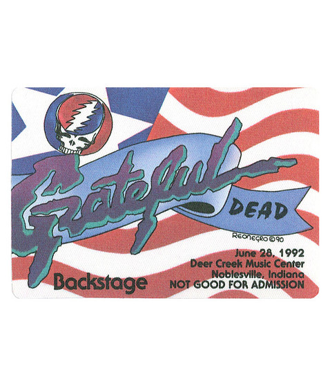 liquid blue Grateful Dead 1992 06-28 Backstage Pass