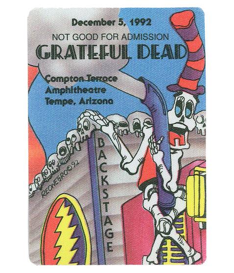 liquid blue Grateful Dead 1992 12-05 Backstage Pass