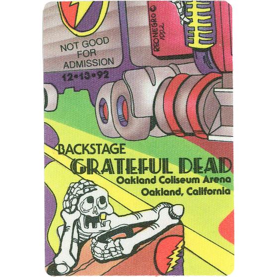 Liquid Blue Grateful Dead 1992 12-13 Backstage Pass