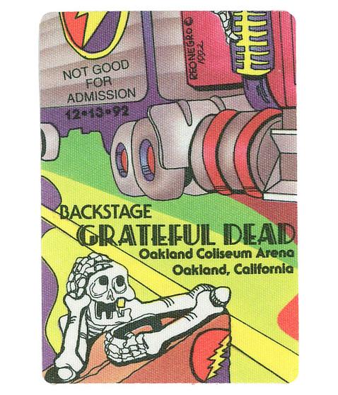 liquid blue Grateful Dead 1992 12-13 Backstage Pass