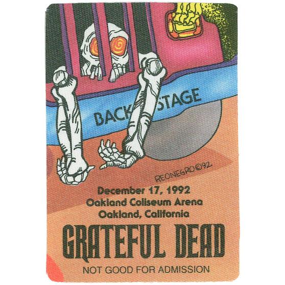 Liquid Blue Grateful Dead 1992 12-17 Backstage Pass