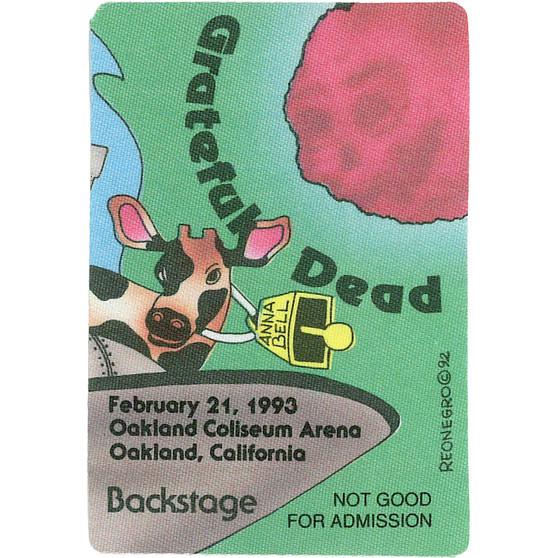 Liquid Blue Grateful Dead 1993 02-21 Backstage Pass