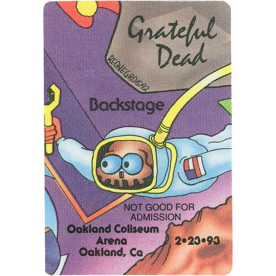 Liquid Blue Grateful Dead 1993 02-23 Backstage Pass