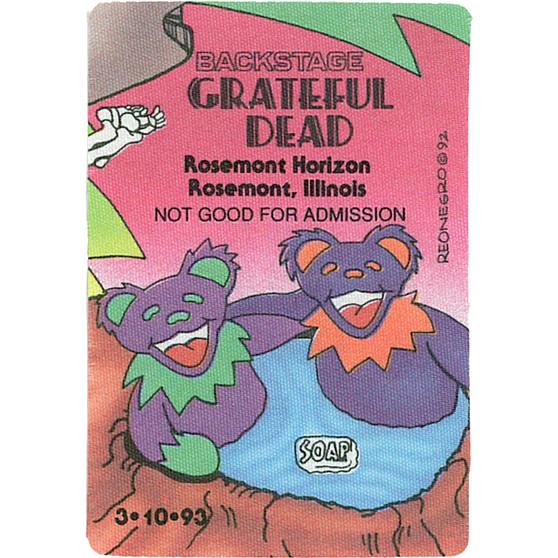 Liquid Blue Grateful Dead 1993 03-10 Backstage Pass