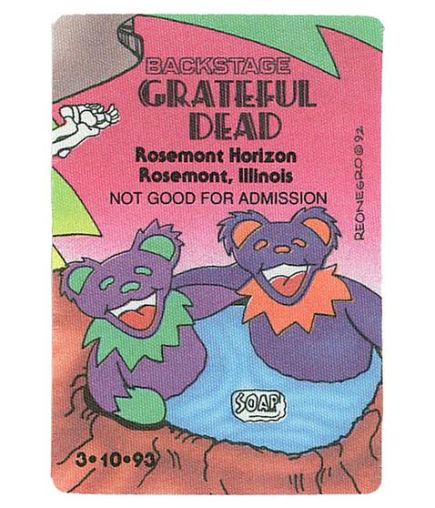 liquid blue Grateful Dead 1993 03-10 Backstage Pass