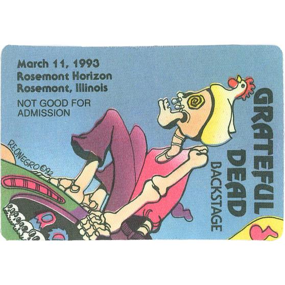 Liquid Blue Grateful Dead 1993 03-11 Backstage Pass