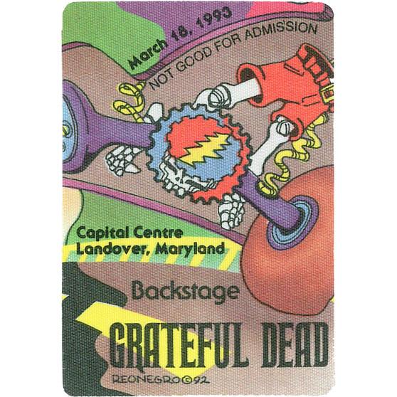 Liquid Blue Grateful Dead 1993 03-18 Backstage Pass