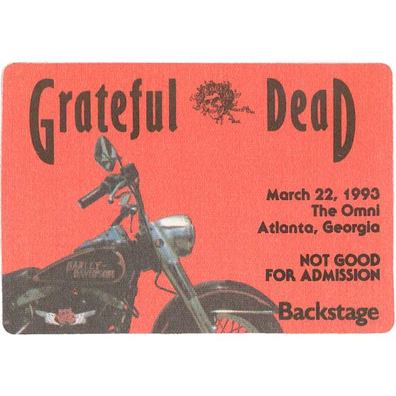 Liquid Blue Grateful Dead 1993 03-22 Backstage Pass