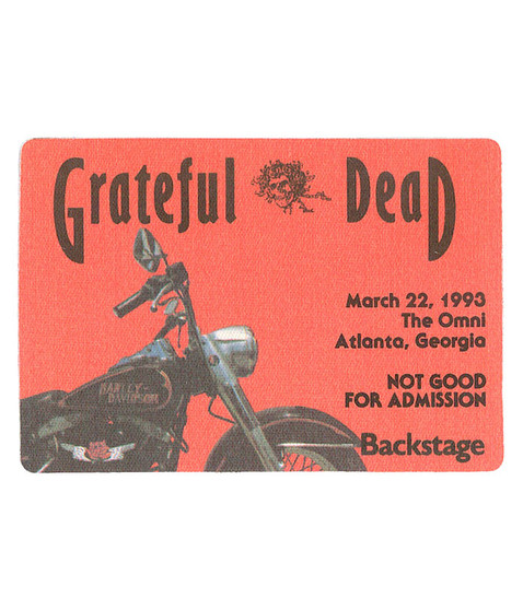 liquid blue Grateful Dead 1993 03-22 Backstage Pass